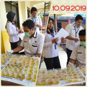 PEMBERDAYAAN MASYARAKAT MELALUI TES URINE LINGKUNGAN PENDIDIKAN - SMK CITRA BANGSA MANDIRI PURWOKERTO
