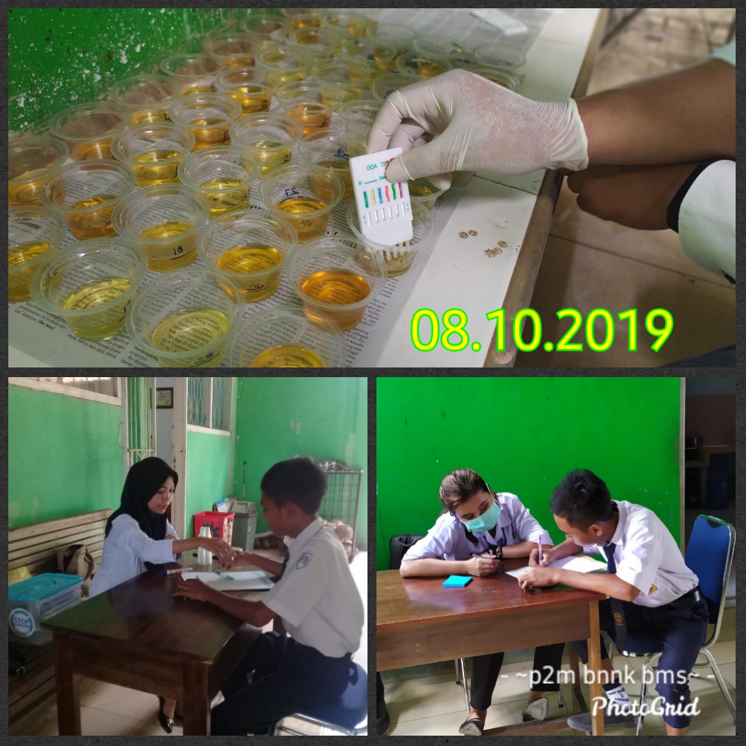 PEMBERDAYAAN MASYARAKAT MELALUI TES URINE LINGKUNGAN PENDIDIKAN - SMP NEGERI 2 KEBASEN PEMBERDAYAAN MASYARAKAT MELALUI TES URINE LINGKUNGAN PENDIDIKAN - SMP NEGERI 2 KEBASEN