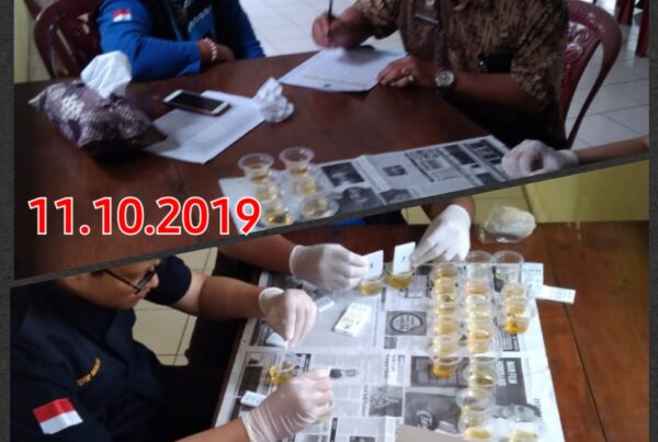 PEMBERDAYAAN MASYARAKAT MELALUI TES URINE INSTANSI PEMERINTAH - BALAI PEMASYARAKATAN PURWOKERTO