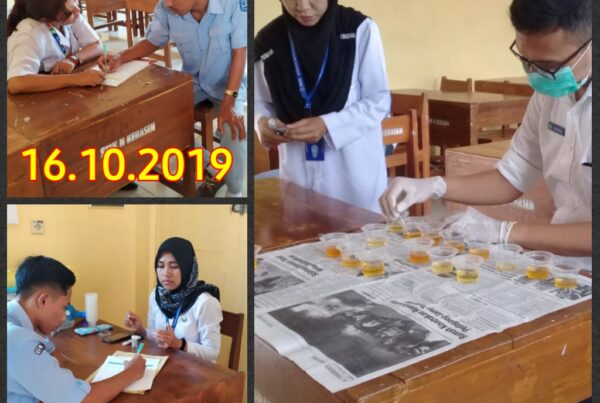 PEMBERDAYAAN MASYARAKAT MELALUI TES URINE LINGKUNGAN PENDIDIKAN - SMK NEGERI KEBASEN