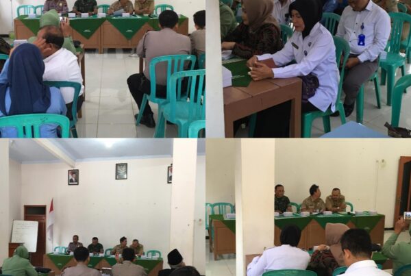 RAPAT KOORDINASI EVALUASI DAN PERSIAPAN PENUTUPAN PROGRAM TMMD SENGKUYUNG TAHAP III KABUPATEN BANYUMAS TA 2019