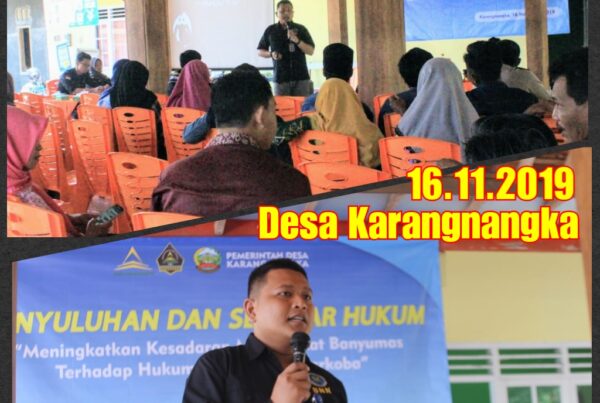 PENYULUHAN P4GN DI DESA KARANGNANGKA KECAMATAN KEDUNGBANTENG