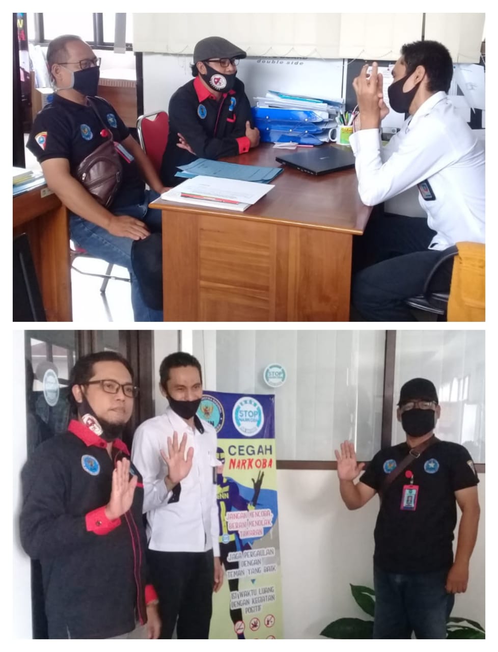 Koordinasi dengan Pengurus DPC GANN Kab. banyumas Koordinasi dengan Pengurus DPC GANN Kab. banyumas