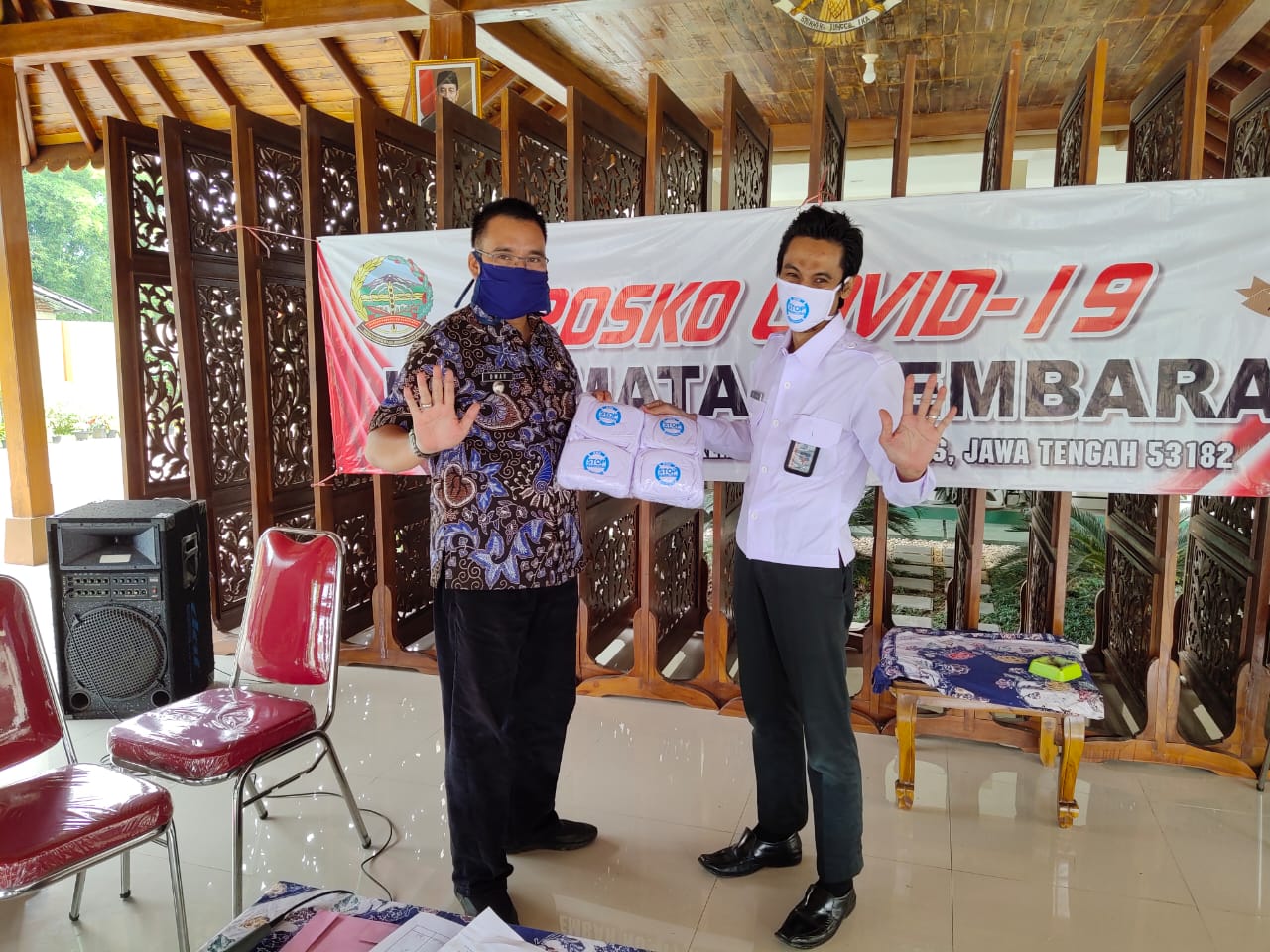 PEMBAGIAN MASKER STOP NARKOBA