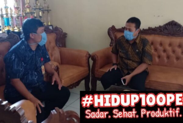 KOORDINASI PEMASANGAN BRANDING SARANA PUBLIK DI GOR SATRIA