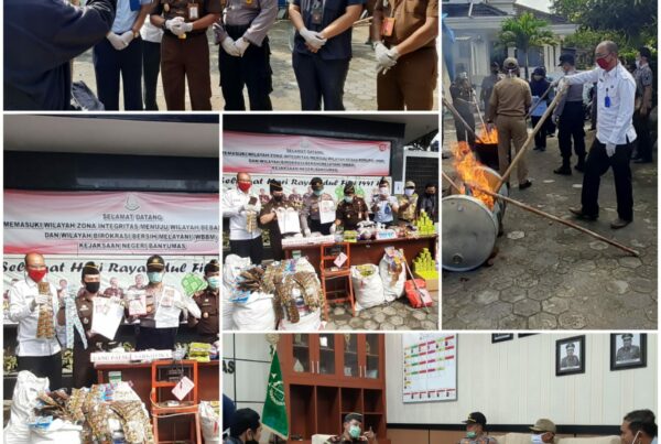 PEMUSNAHAN BARANG BUKTI DI KEJAKSAAN NEGERI BANYUMAS