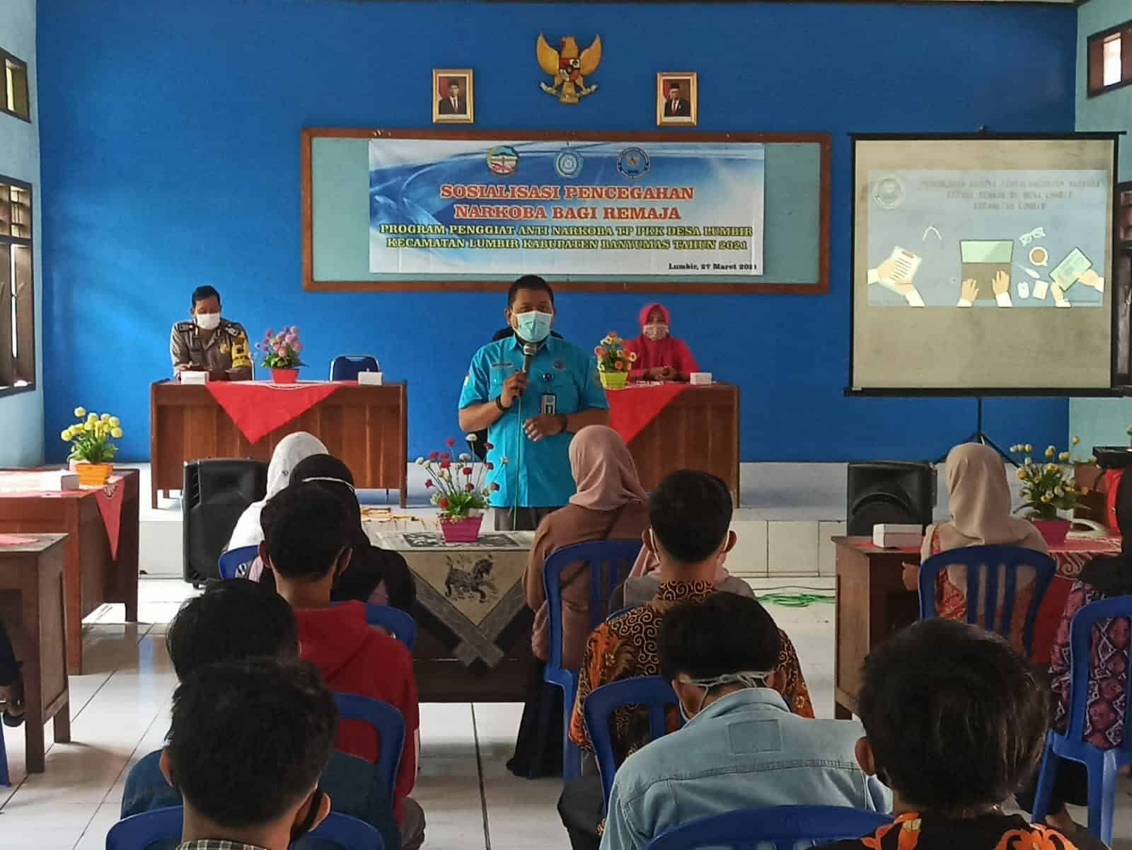Mulai dari Generasi Muda, BNNK Banyumas adakan Sosialisasi Anti Narkoba di Desa Lumbir Mulai dari Generasi Muda, BNNK Banyumas adakan Sosialisasi Anti Narkoba di Desa Lumbir