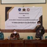 Penandatangan MoU antara BNNK Banyumas dengan SMK N 1 Purwokerto