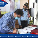 Penandatanganan Perjanjian Kerja Sama Rutan Kelas II B Kebumen dengan BNN Kabupaten Banyumas