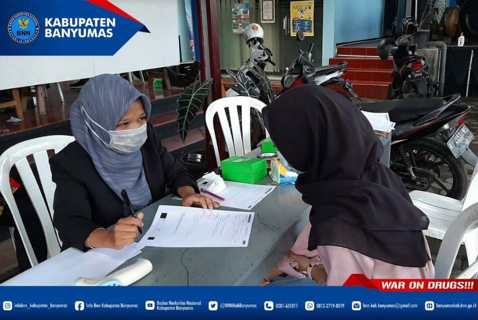 Skrining dan Intervensi Lapangan (SIL) oleh BNN Kabupaten Banyumas