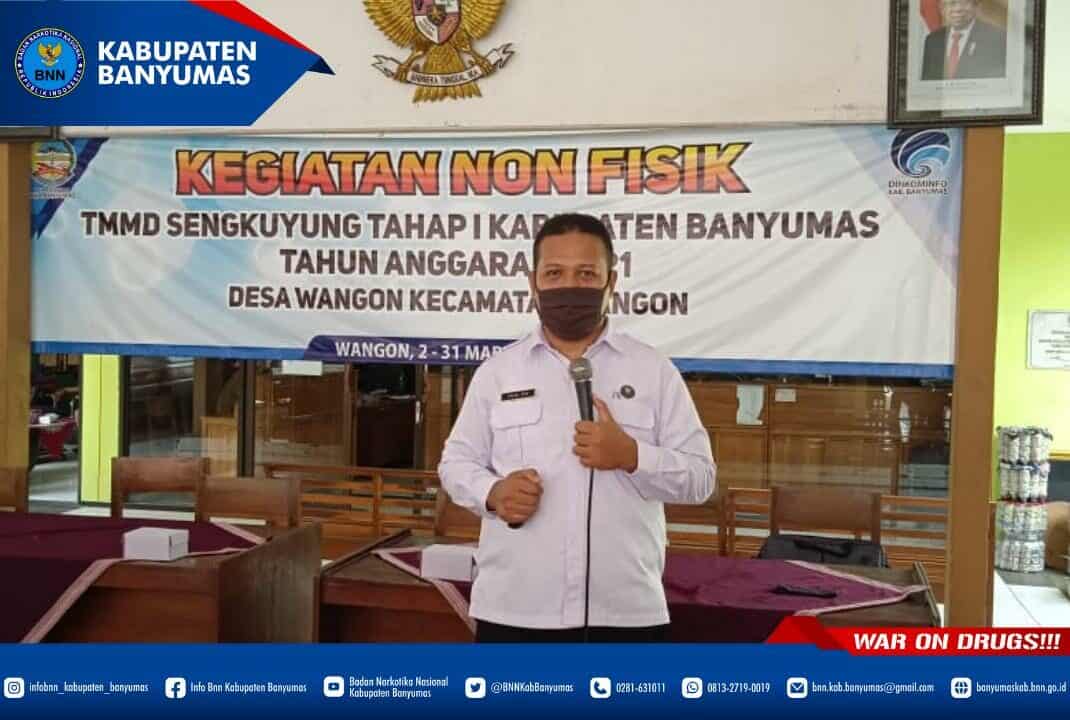 Sosialisasikan Bahaya Narkoba, BNNK Banyumas Turut Serta dalam Kegiatan Non Fisik TMMD Sengkuyung Tahap I Kabupaten Banyumas Sosialisasikan Bahaya Narkoba, BNNK Banyumas Turut Serta dalam Kegiatan Non Fisik TMMD Sengkuyung Tahap I Kabupaten Banyumas