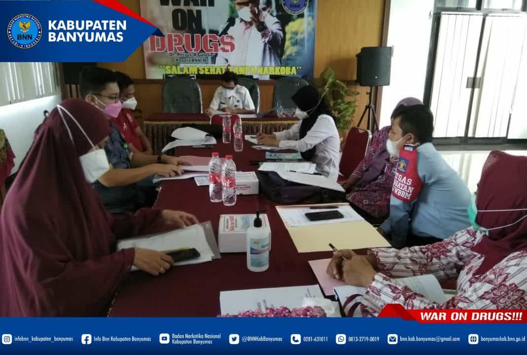 BNNK Banyumas Laksanakan TAT Terdakwa Penyalahguna Narkotika Dibawah Umur Assesmen Terpadu Untuk Menempatkan Pecandu dan Penyalahguna Narkotika ke dalam Lembaga Rehabilitasi