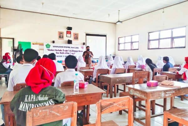 43 Siswa Kelas X MAN 2 Banyumas Siap Dukung Kampanye Anti Narkoba