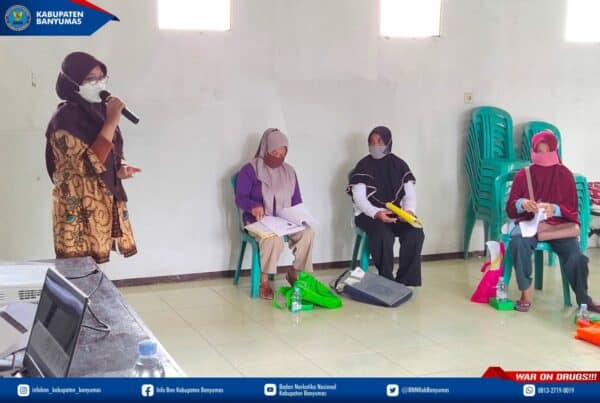 BNNK Banyumas Laksanakan Fasilitasi Pelaksanaan Program Ketahanan Keluarga Anti Narkoba Pertemuan Ke 2
