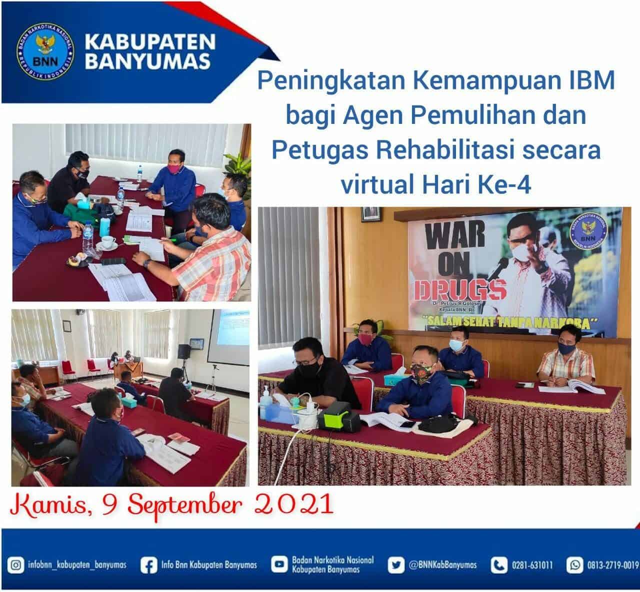 Peningkatan Kemampuan IBM Bagi Agen Pemulihan dan Petugas Rehabilitasi Pertemuan Ke 4 Peningkatan Kemampuan IBM Bagi Agen Pemulihan dan Petugas Rehabilitasi Pertemuan Ke 4