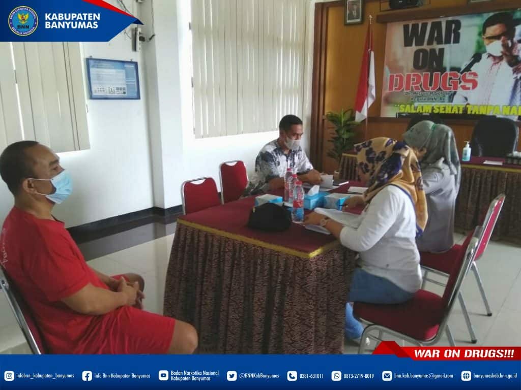 BNNK Banyumas dan Tim Asesmen Terpadu, Laksanakan Asesmen Bagi Penyalahguna Narkotika BNNK Banyumas dan Tim Asesmen Terpadu, Laksanakan Asesmen Bagi Penyalahguna Narkotika