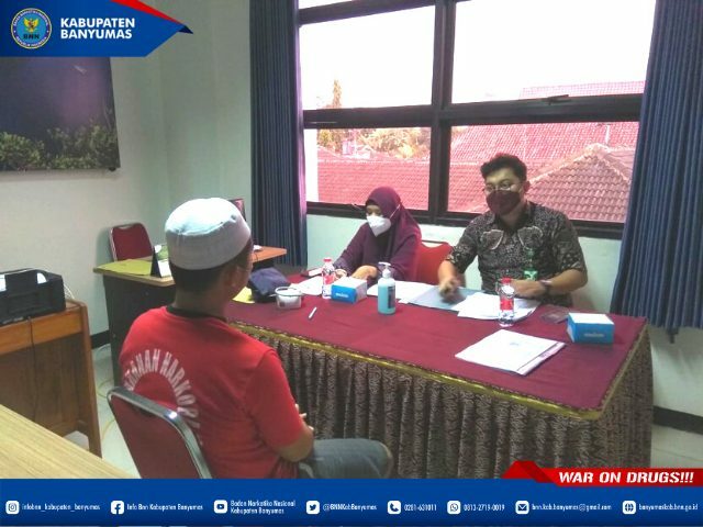 Tim Asesmen Terpadu BNNK Banyumas, Rehabilitasi Dua Tersangka Penyalahguna Narkotika