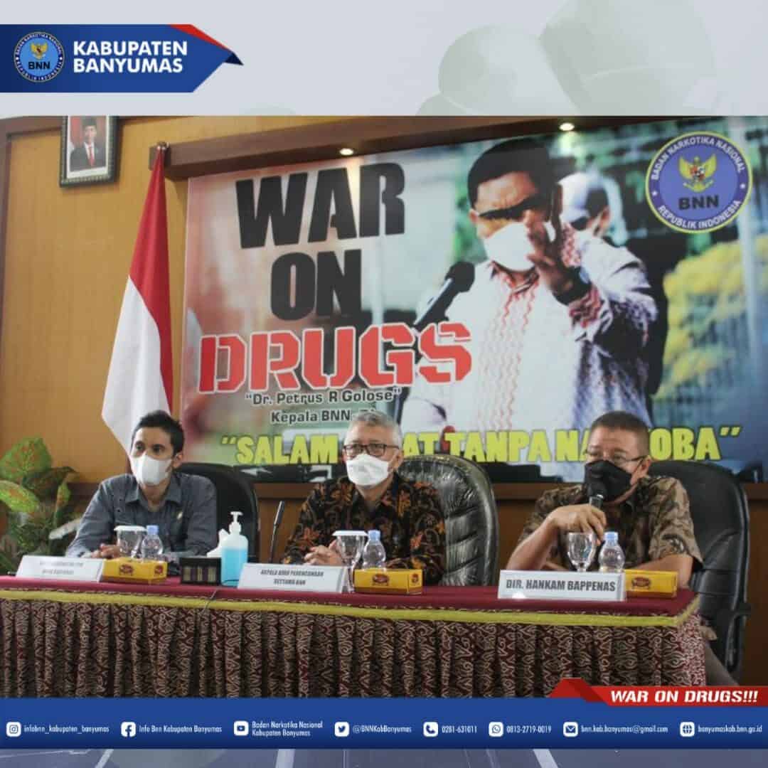 Kunja Dir. Hankam Bappenas dan Karo Ren Settama BNN RI ke BNNK Banyumas Kunja Dir. Hankam Bappenas dan Karo Ren Settama BNN RI ke BNNK Banyumas