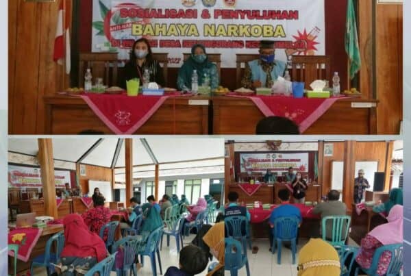 BNNK Banyumas Berikan Penyuluhan Bahaya Narkoba Kepada Ibu-Ibu PKK Desa Kedungurang, Kecamatan Gumelar