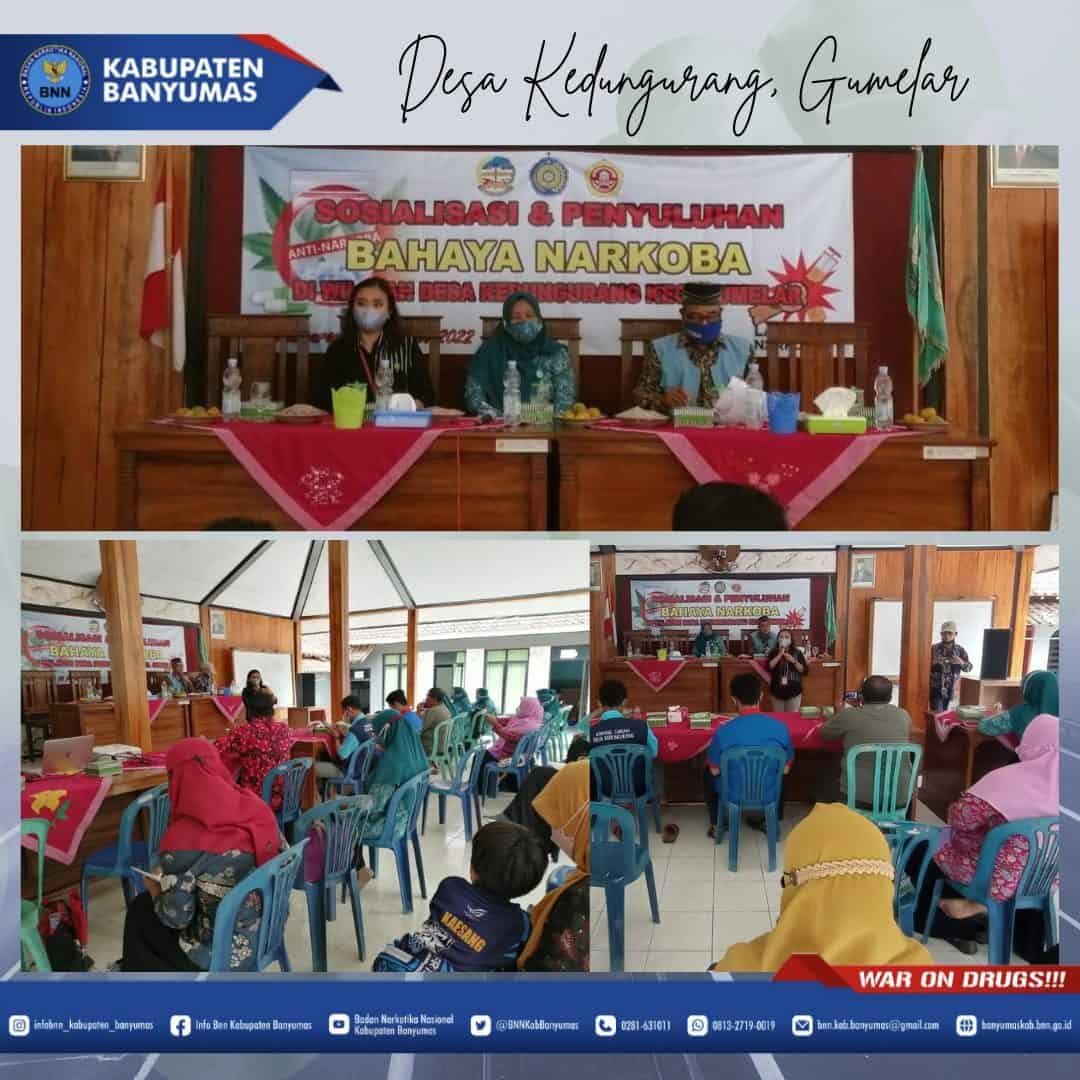 BNNK Banyumas Berikan Penyuluhan Bahaya Narkoba Kepada Ibu-Ibu PKK Desa Kedungurang, Kecamatan Gumelar BNNK Banyumas Berikan Penyuluhan Bahaya Narkoba Kepada Ibu-Ibu PKK Desa Kedungurang, Kecamatan Gumelar