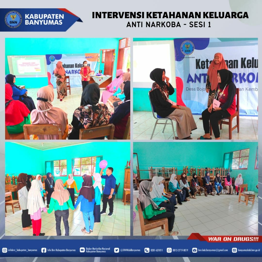 BNNK Banyumas Laksanakan Pertemuan 1 Kegiatan Intervensi Ketahanan Keluarga Anti Narkoba di Desa Bojongsari