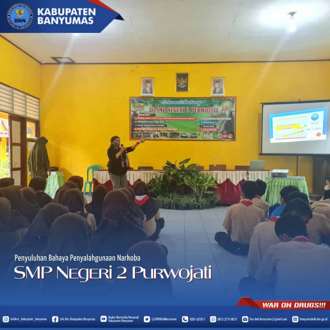Cegah Narkoba di Sekolah, SMPN 2 Purwojati Gandeng BNNK Banyumas Adakan Penyuluhan Cegah Narkoba di Sekolah, SMPN 2 Purwojati Gandeng BNNK Banyumas Adakan Penyuluhan