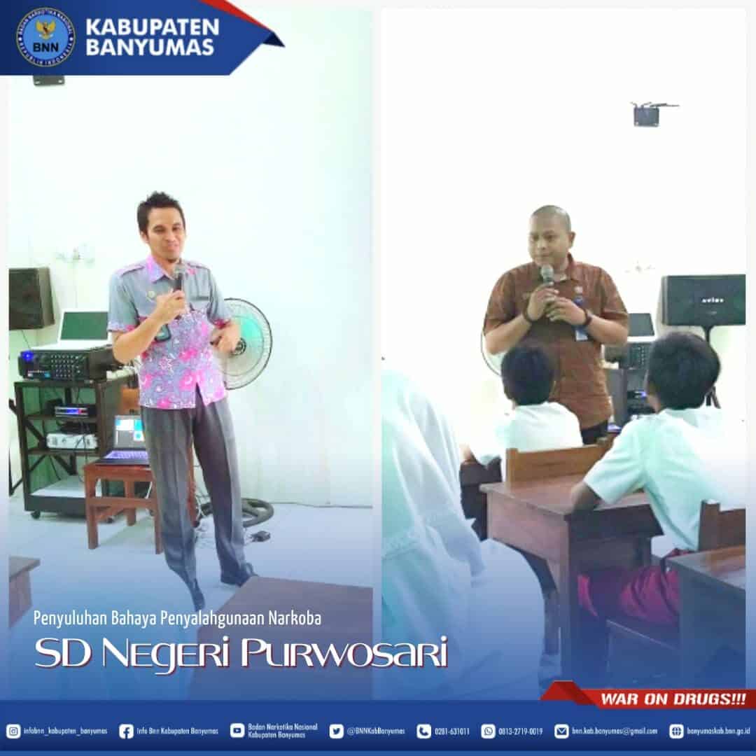 BNNK Banyumas Berikan Penyuluhan Bahaya Narkoba Pada Siswa SD Negeri Purwosari BNNK Banyumas Berikan Penyuluhan Bahaya Narkoba Pada Siswa SD Negeri Purwosari