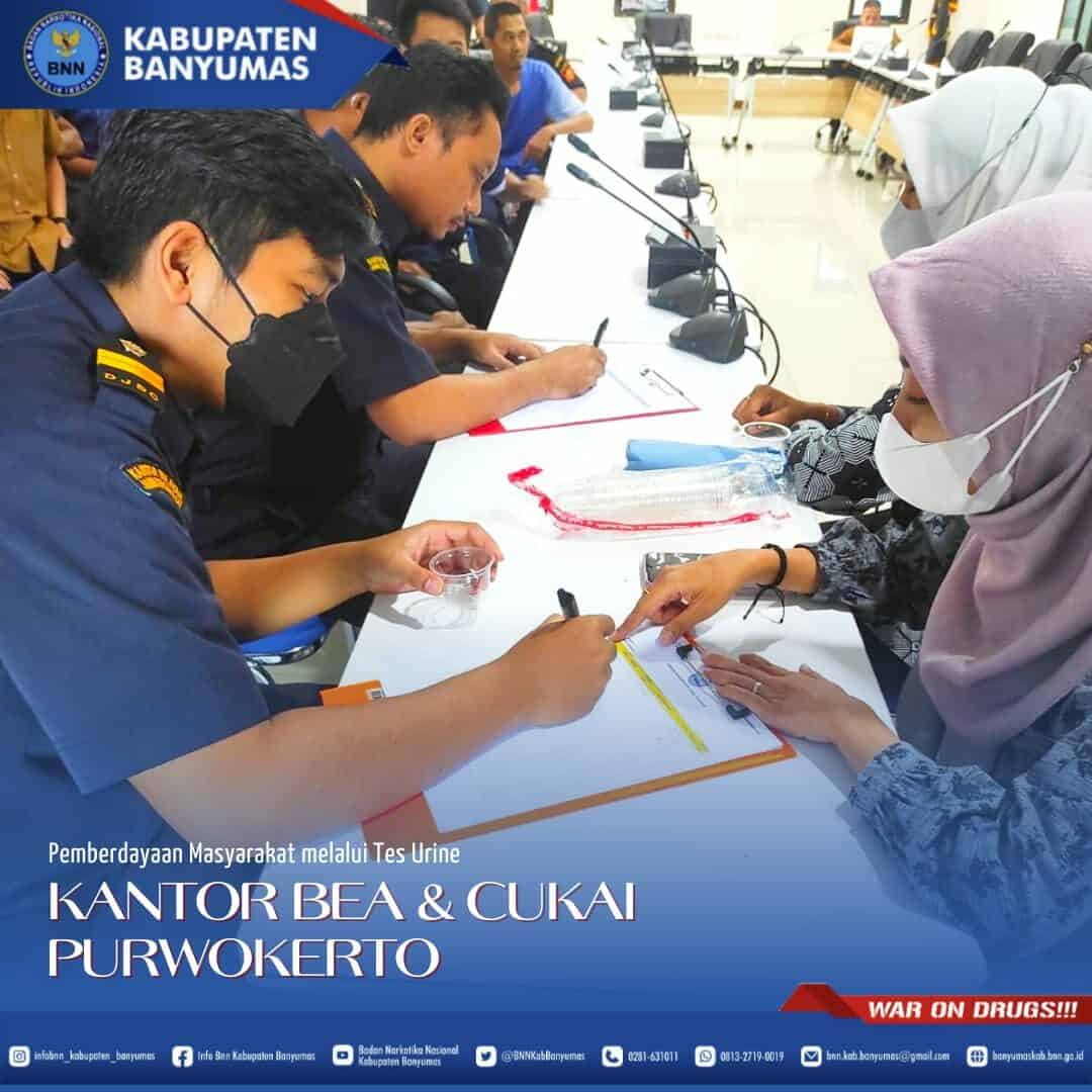 Antisipasi Penyalahgunaan Narkoba, Kantor Bea Cukai Puwokerto Jalani Tes Urine Antisipasi Penyalahgunaan Narkoba, Kantor Bea Cukai Puwokerto Jalani Tes Urine