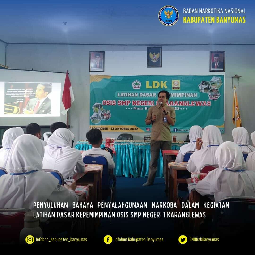 Penyuluhan Bahaya Narkoba LDK OSIS SMPN 1 Karanglewas Penyuluhan Bahaya Narkoba LDK OSIS SMPN 1 Karanglewas