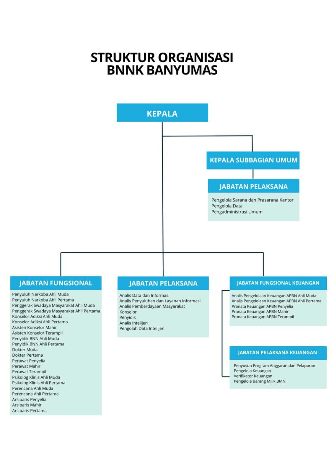 Struktur Organisasi BNNK Banyumas