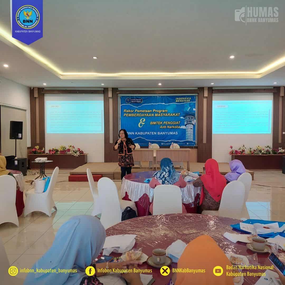 Tingkatkan Pemahaman Anti Narkoba, BNNK Banyumas Berikan Edukasi P4GN Kepada Penggiat Lingkungan Masyarakat Tingkatkan Pemahaman Anti Narkoba, BNNK Banyumas Berikan Edukasi P4GN Kepada Penggiat Lingkungan Masyarakat