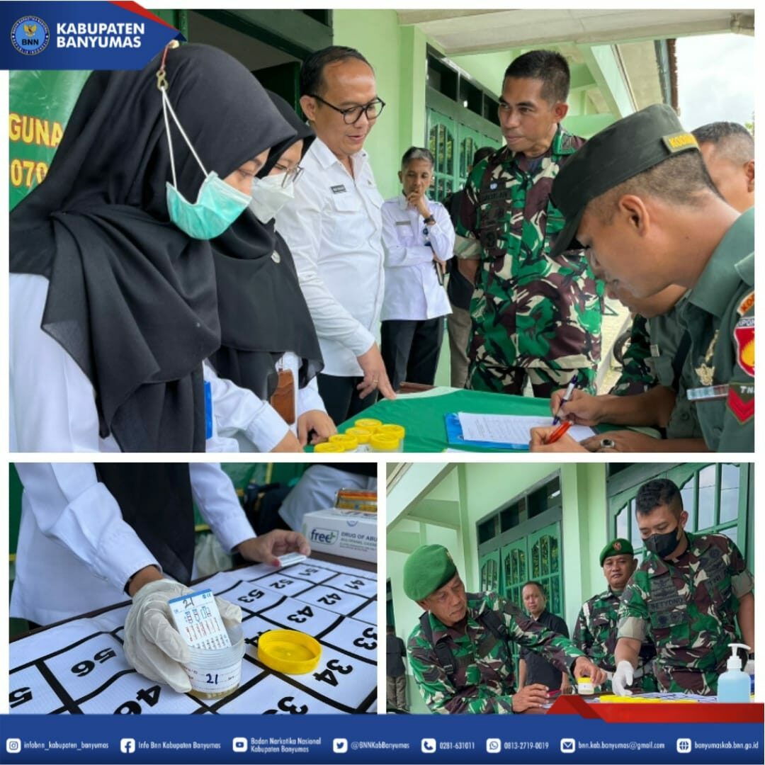 Anggota Kodim 0701/Banyumas Jalani Tes Urine Anggota Kodim 0701/Banyumas Jalani Tes Urine