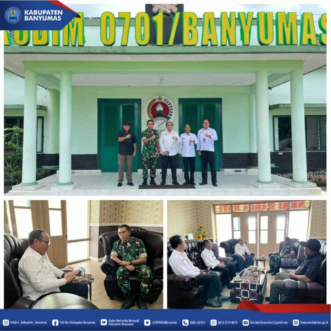 Audiensi Kepala BNNK Banyumas dengan Dandim 0701/Banyumas Audiensi Kepala BNNK Banyumas dengan Dandim 0701/Banyumas
